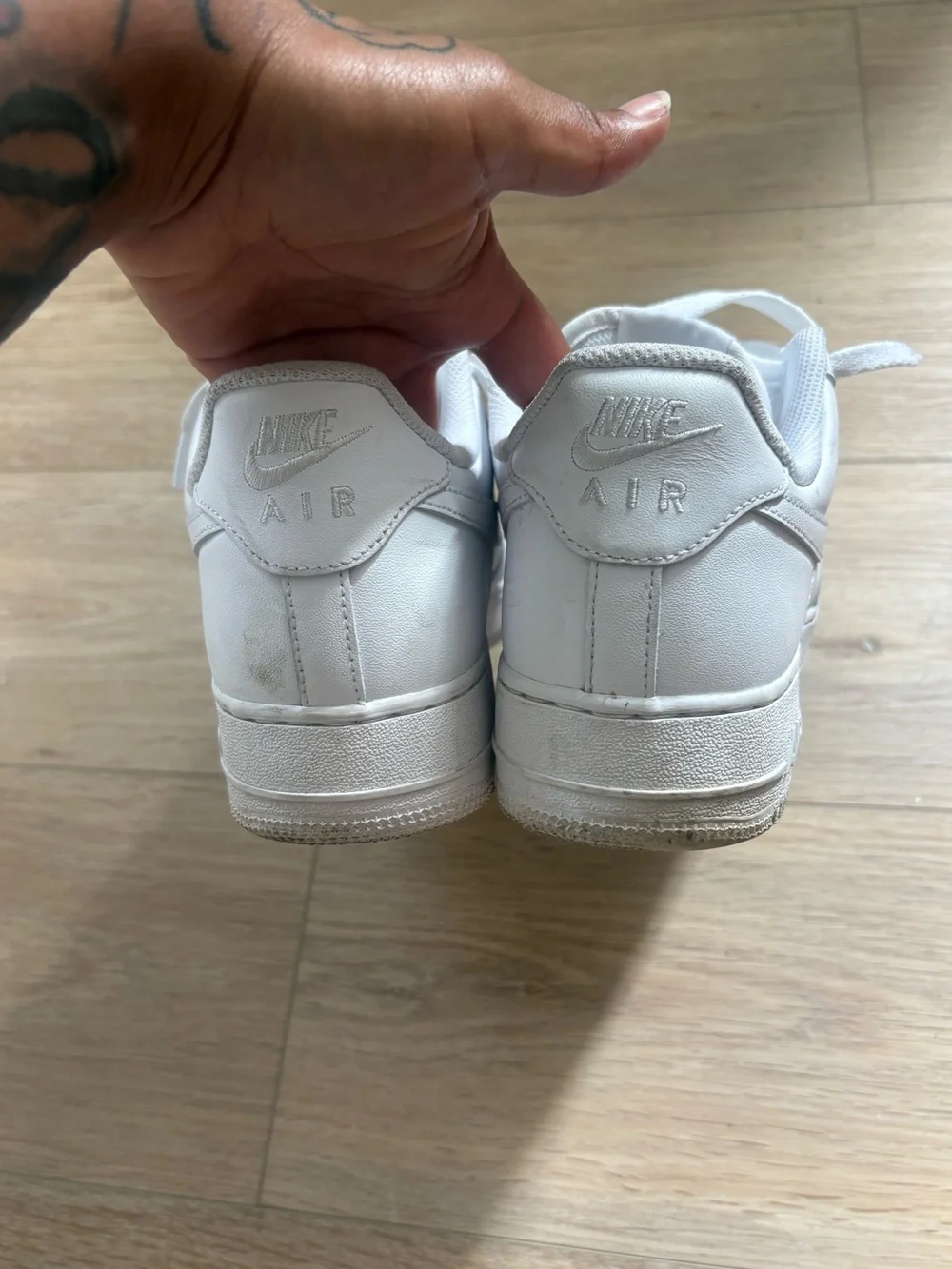 Nike All White Air Force 1 Size 9.5